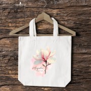 Magnolia pośrednia /Magnolia soulangeana/ – prezent dla botanika, prezent dla florysty, miłośnika roślin - Torba naturalna