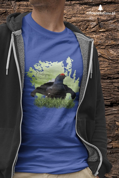 Cietrzew /Lyrurus tetrix/ - prezent dla ornitologa - Koszulka damska / męska