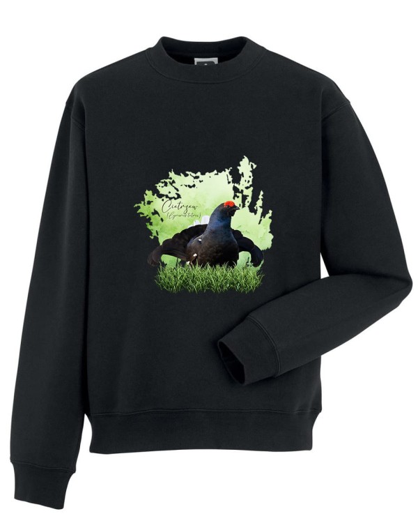 Cietrzew /Lyrurus tetrix/ - prezent dla ornitologa - Bluza z kapturem / Bluza bez kaptura