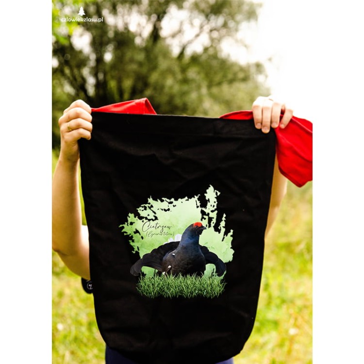 Cietrzew /Lyrurus tetrix/ - prezent dla ornitologa - Torba na ramię