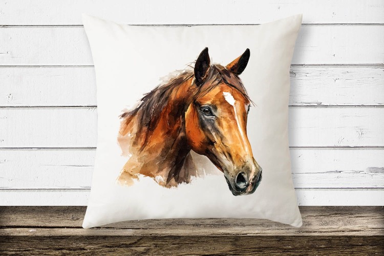 Koń - głowa - Poduszka