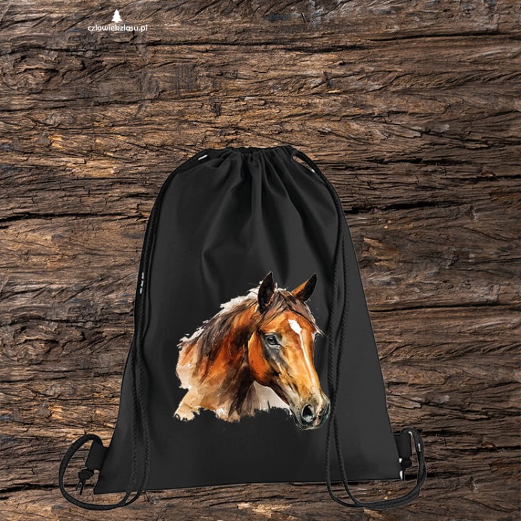 Koń głowa - Worek-Plecak