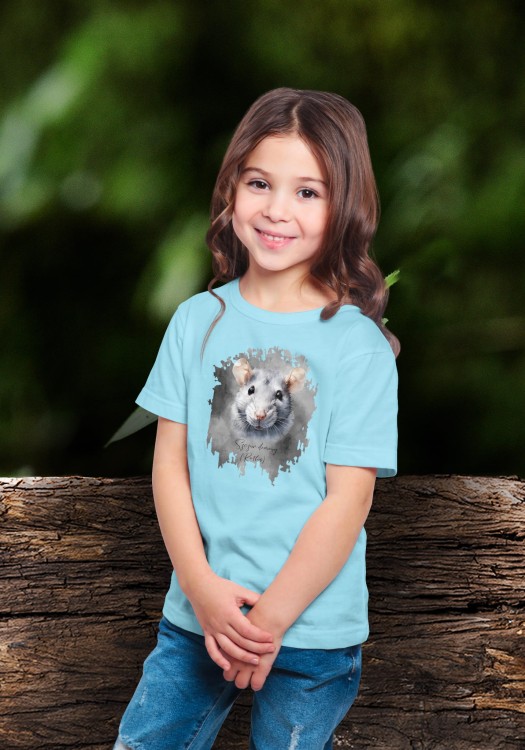 Szczur głowa - Koszulka dziecięca