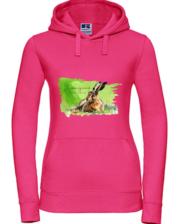 Zając szarak /Lepus europaeus/ 2- Bluza z kapturem / Bluza bez kaptura