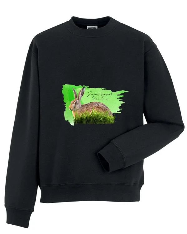 Zając szarak /Lepus europaeus/ - Bluza z kapturem / Bluza bez kaptura