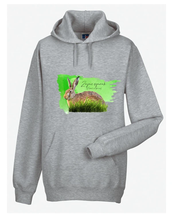 Zając szarak /Lepus europaeus/ - Bluza z kapturem / Bluza bez kaptura