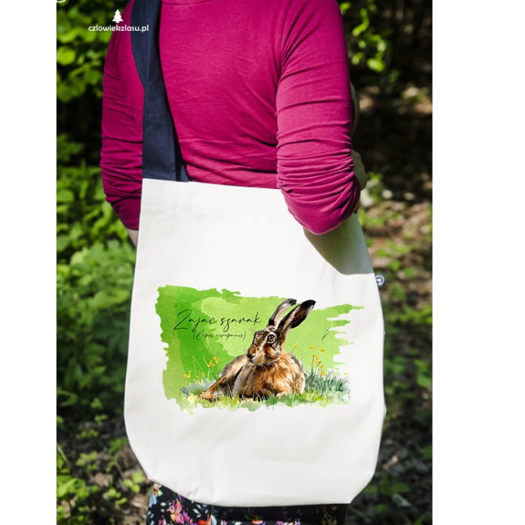 Zając szarak /Lepus europaeus/2 - Torba na ramię