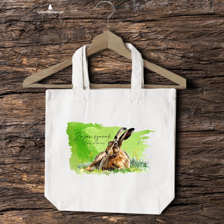 Zając szarak /Lepus europaeus/2 - Torba naturalna