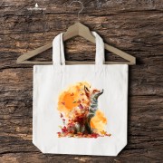 Lis rudy jesień - Lis pospolity - Vulpes vulpes - Torba 2 ucha