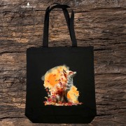 Lis rudy jesień - Lis pospolity - Vulpes vulpes - Torba 2 ucha