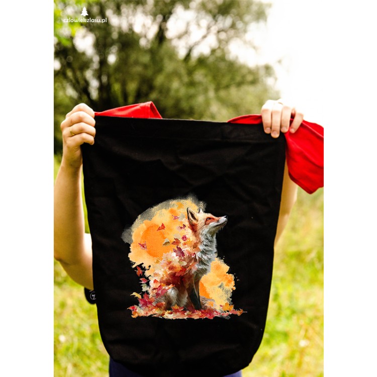 Lis rudy jesień - Lis pospolity - Vulpes vulpes - Torba na ramię