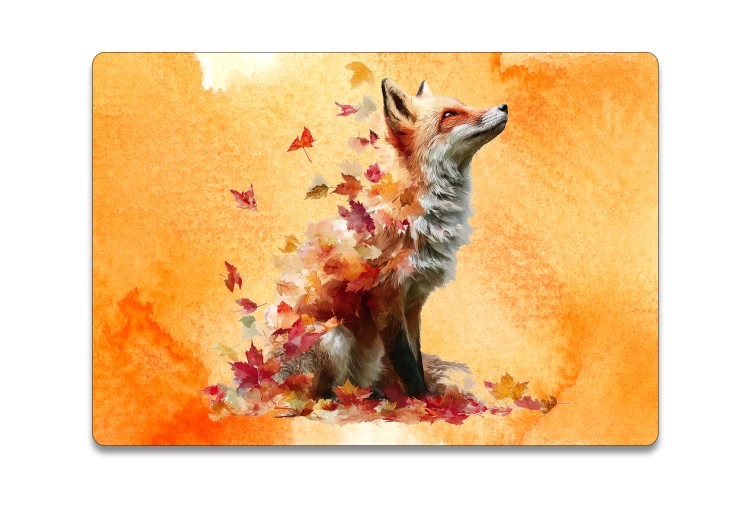 Lis rudy jesień - Lis pospolity - Vulpes vulpes - Podkładka pod myszkę