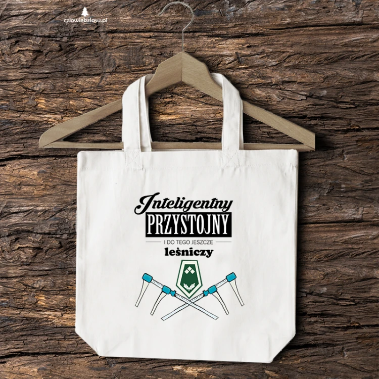 Leśniczy - Inteligentny, przystojny - Torba naturalna