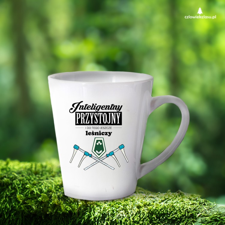 Leśniczy - Inteligentny, przystojny - Kubek latte