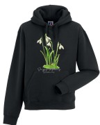 Śnieżyczka przebiśnieg /Galanthus nivalis L./ – prezent dla botanika, prezent dla florysty, miłośnika roślin - Bluza z kapturem / Bluza bez kaptura