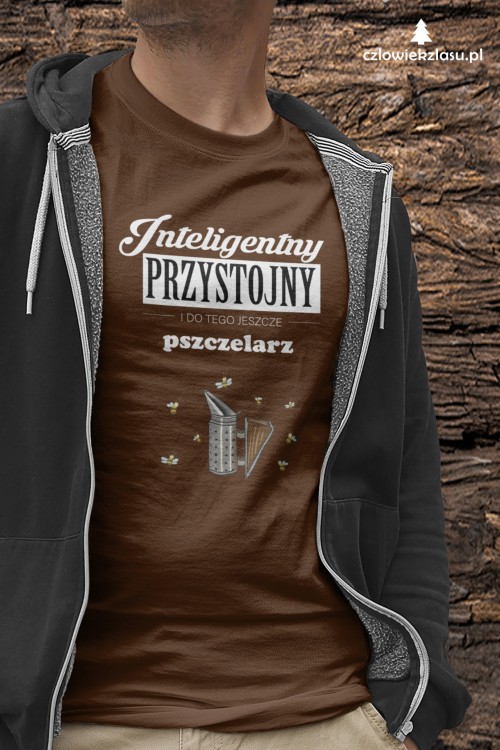 Pszczelarz- Inteligentny, przystojny - Koszulka damska / męska