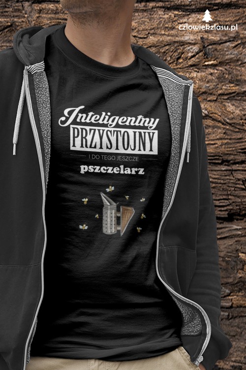 Pszczelarz- Inteligentny, przystojny - Koszulka damska / męska