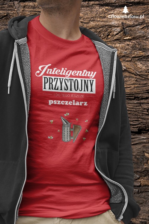 Pszczelarz- Inteligentny, przystojny - Koszulka damska / męska