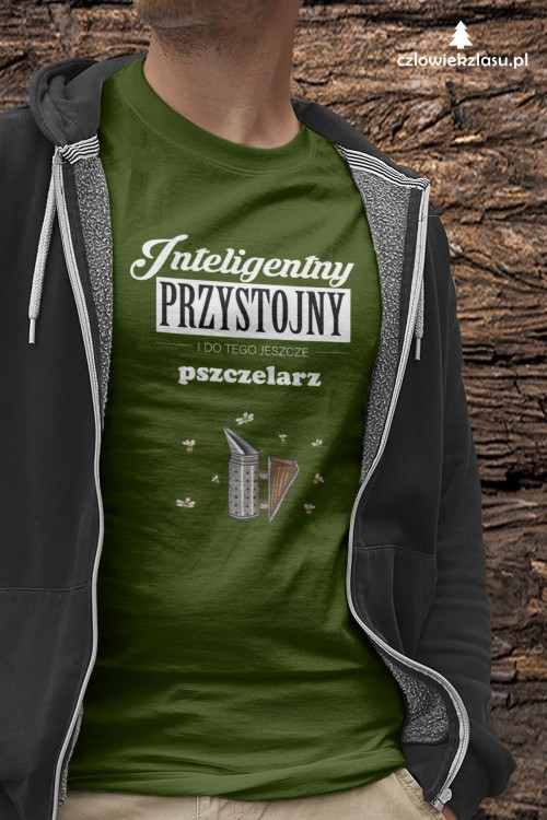 Pszczelarz- Inteligentny, przystojny - Koszulka damska / męska