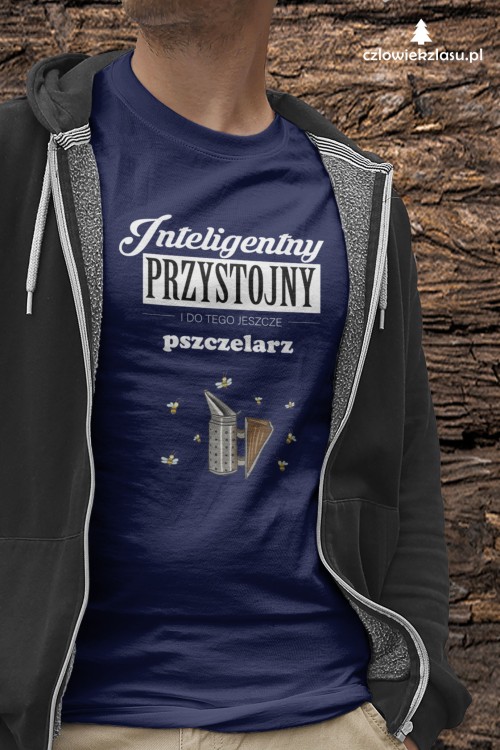 Pszczelarz- Inteligentny, przystojny - Koszulka damska / męska