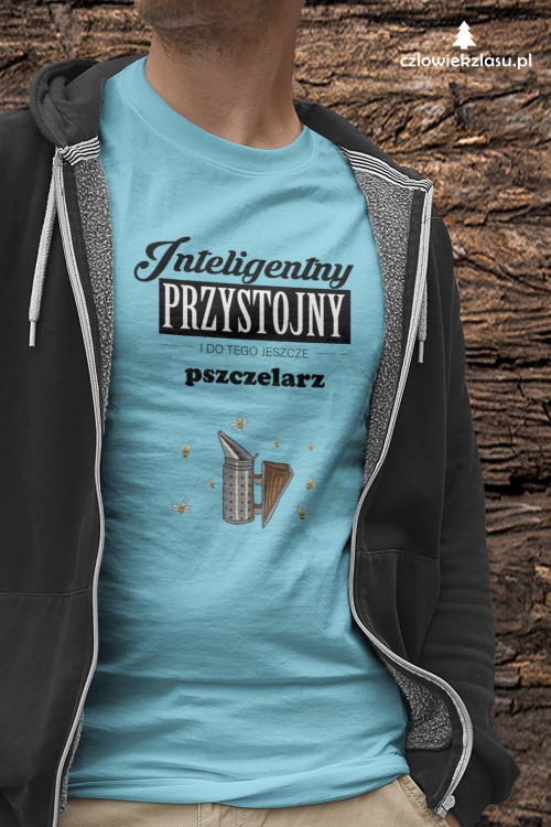 Pszczelarz- Inteligentny, przystojny - Koszulka damska / męska