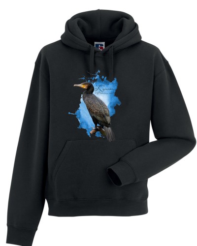 Kormoran zwyczajny /Phalacrocorax carbo/ - prezent dla ornitologa - Bluza z kapturem / Bluza bez kaptura