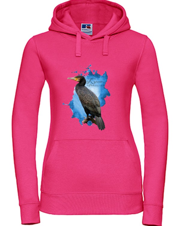 Kormoran zwyczajny /Phalacrocorax carbo/ - prezent dla ornitologa - Bluza z kapturem / Bluza bez kaptura
