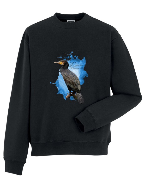 Kormoran zwyczajny /Phalacrocorax carbo/ - prezent dla ornitologa - Bluza z kapturem / Bluza bez kaptura