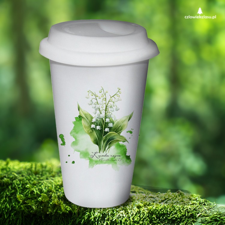 Konwalia majowa /Convallaria majalis L./ – prezent dla botanika, prezent dla florysty, miłośnika roślin - Tumbler