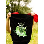 Konwalia majowa /Convallaria majalis L./ – prezent dla botanika, prezent dla florysty, miłośnika roślin - Torba na ramię