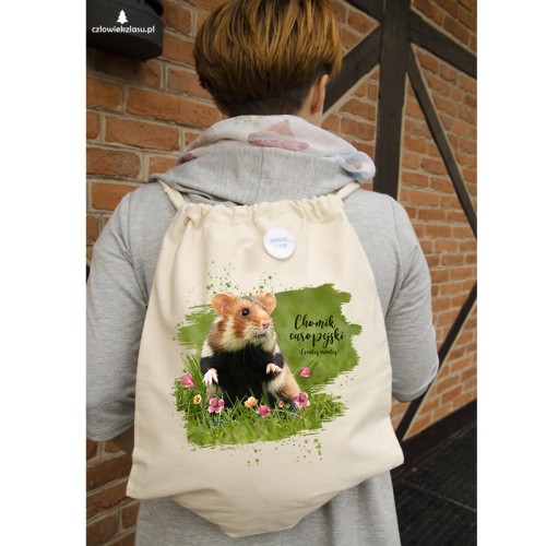 Chomik europejski /Cricetus cricetus/2 - Pies ziemny - Worek plecak