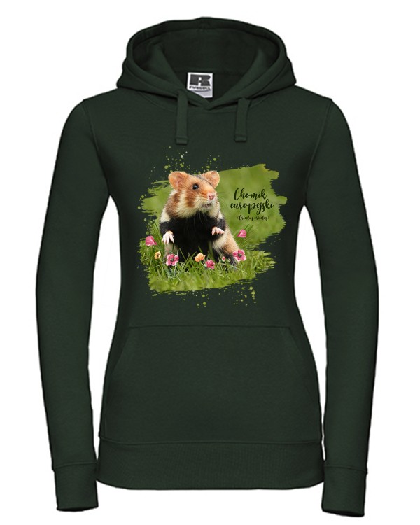 Chomik europejski /Cricetus cricetus/2- Pies ziemny - Bluza z kapturem / Bluza bez kaptura