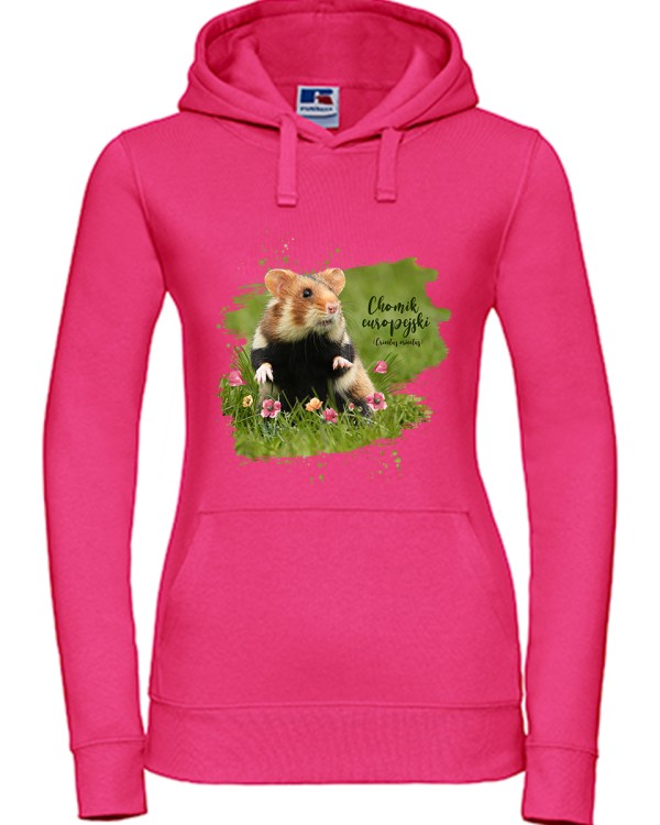 Chomik europejski /Cricetus cricetus/2- Pies ziemny - Bluza z kapturem / Bluza bez kaptura