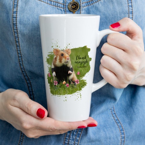 Chomik europejski /Cricetus cricetus/ - Pies ziemny- Kubek latte