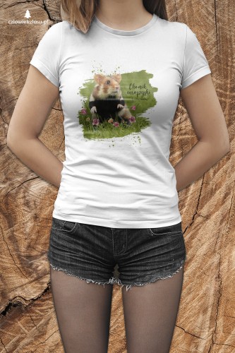 Chomik europejski /Cricetus cricetus/2 - Pies ziemny - Koszulka