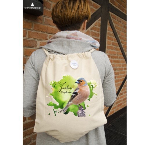 Zięba /Fringilla coelebs/ - prezent dla ornitologa - Worek-Plecak