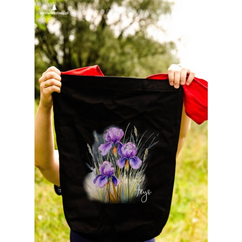 Irys /Irys l./ – prezent dla botanika, prezent dla florysty, miłośnika roślin - Torba na ramię