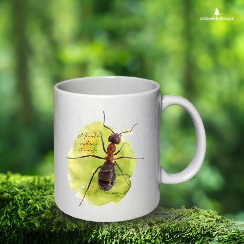 Mrówka rudnica - Formica rufa - Kubek ceramiczny