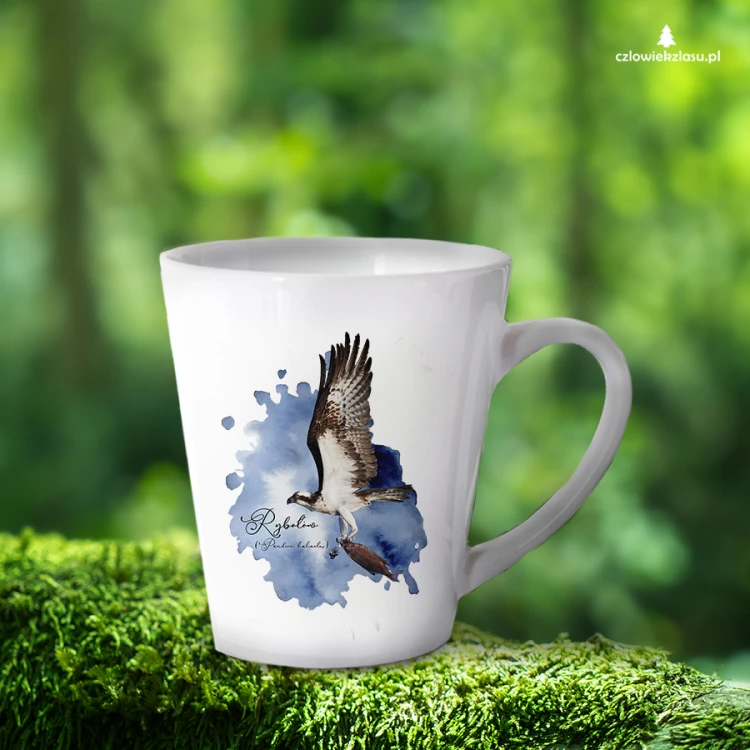 Rybołów /Pandion haliaetus/ - prezent dla Ornitologa - Kubek latte