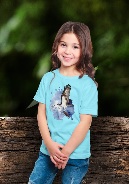 Rybołów /Pandion haliaetus/- prezent dla Ornitologa - Koszulka dziecięca
