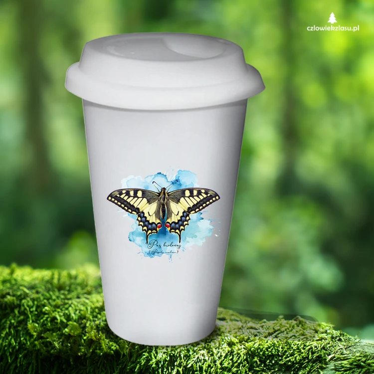 Paź królowej /Papilio machaon/ - prezent dla Lepidopterologa, prezent dla entomologa - Tumbler