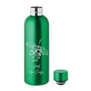 Zielona butelka z grawerem - Personalizacja - Pęd do lasu - Butelka termiczna