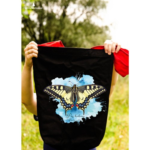 Paź królowej /Papilio machaon/ - prezent dla Lepidopterologa, prezent dla entomologa - Torba na ramię