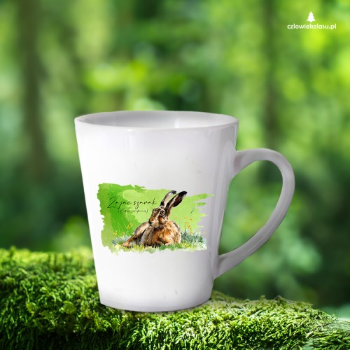 Zając szarak /Lepus europaeus/ - Kubek latte