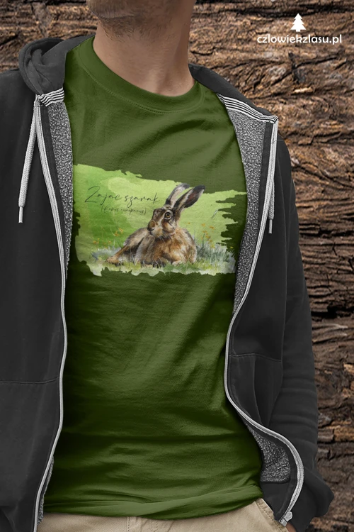 Zając szarak /Lepus europaeus/ 2 - Koszulka