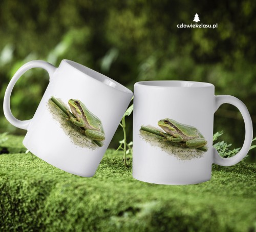 Rzekotka drzewna /Hyla arborea/ – prezent dla Herpetologa - Kubek ceramiczny