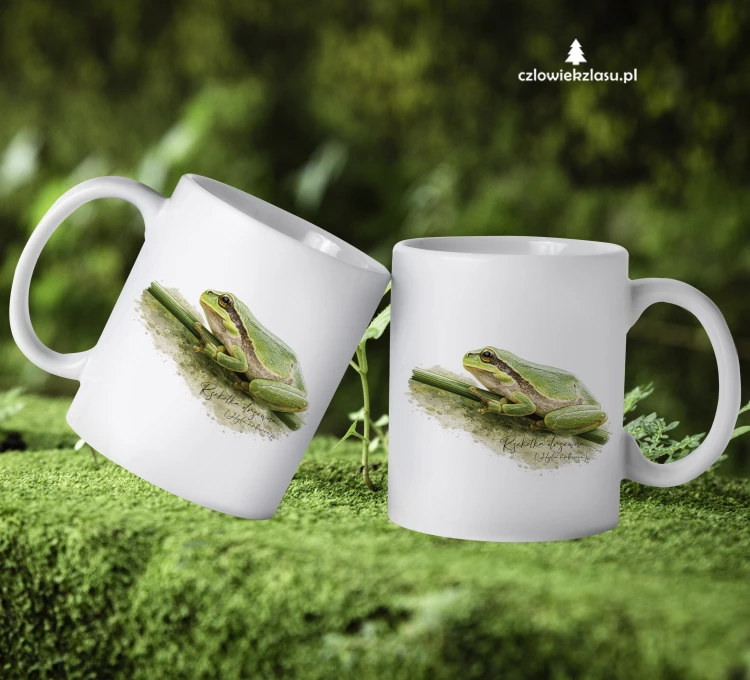 Rzekotka drzewna /Hyla arborea/ – prezent dla Herpetologa - Kubek ceramiczny