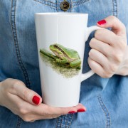 Rzekotka drzewna /Hyla arborea/ – prezent dla Herpetologa - Kubek latte
