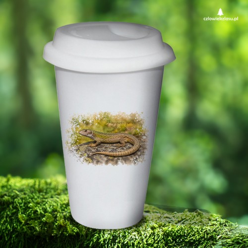 Jaszczurka zwinka /Lacerta agilis/ – prezent dla herpetologa - Tumbler
