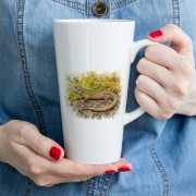 Jaszczurka zwinka /Lacerta agilis/ – prezent dla herpetologa - Kubek latte